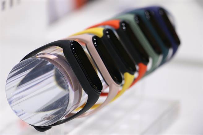 小米手环5正式在台发表。（黄慧雯摄）