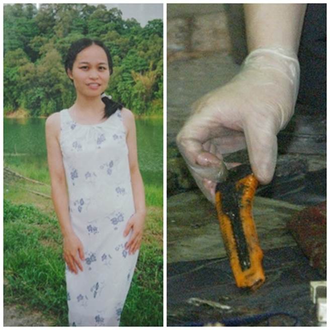 施姓女保险员认真努力打拼自己事业(左图)，想不到却惨遭机车行师徒2人以美工刀割喉杀害(右图)。(中时资料库)