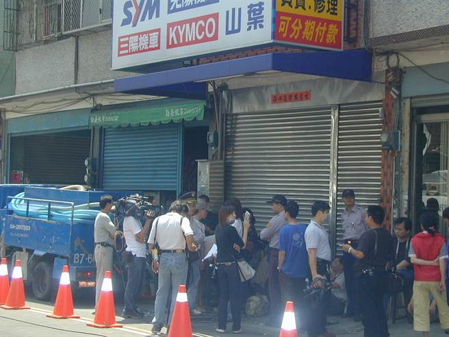 机车行为当时陈金火犯案的第一现场。(中时资料库)