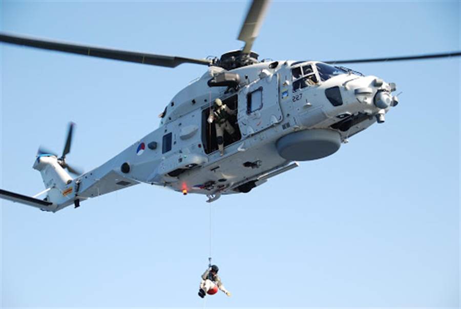荷蘭MH-90直升機。(圖/荷蘭海軍)