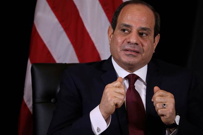 埃及總統塞西（Abdel Fattah el-Sisi）。（路透社）