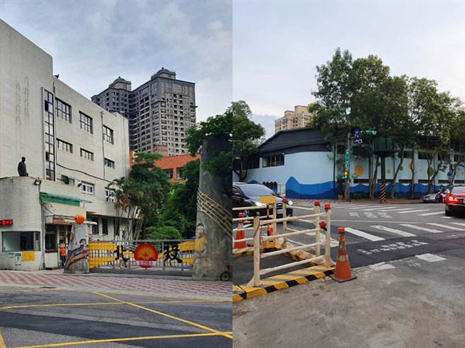 北投中央北路一段道路不平，鄰近學童安全問題家長憂心。(照片/游定剛 拍攝)