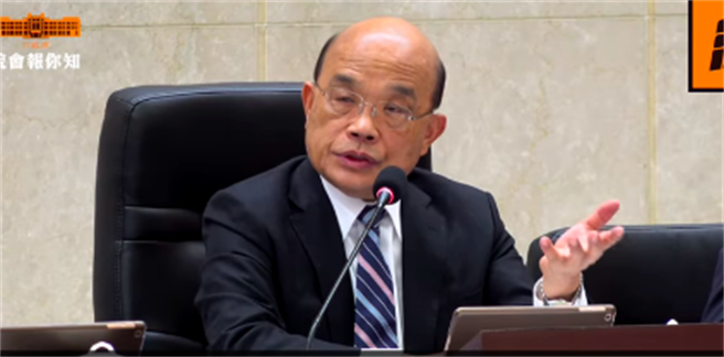 文化部終止公視委託   蘇揆尊重(蘇揆臉書擷圖)