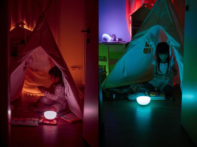 生活风格玩家「Charles 不只是个摄影大叔」运用飞利浦Hue拍摄出各种温度的照片故事。（昕诺飞提供／黄慧雯台北传真）
