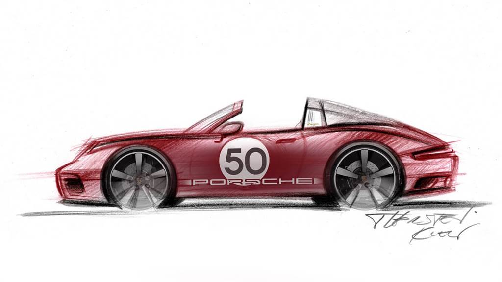Porsche Heritage Design：櫻桃紅和燈芯絨的絕配經典復興