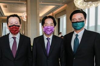 台灣官員見阿札爾 口罩超搶眼 林靜儀炫稱「武力展示」網罵翻