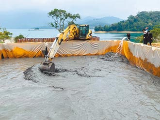 救水壩 台電啟動三水庫排砂工程