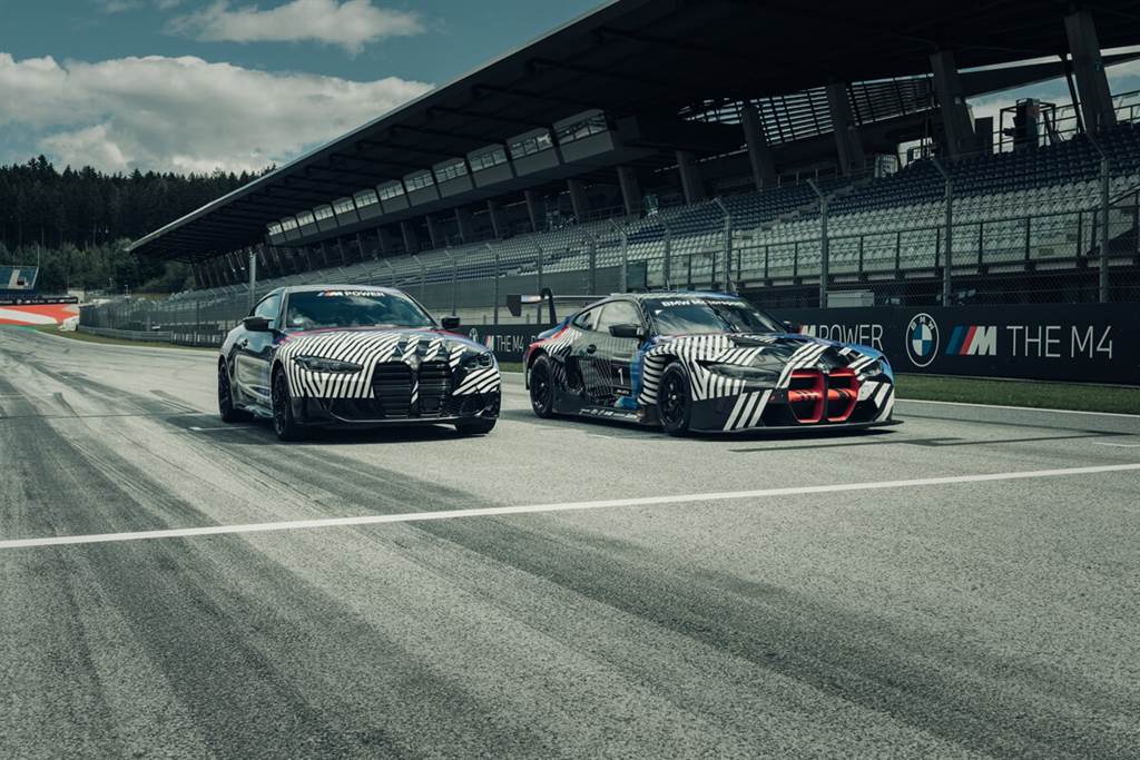 BMW M4 Coupe和M4 GT3原型賽車在MotoGP賽季期間提前亮相！並誕生了第一位新M4車主
