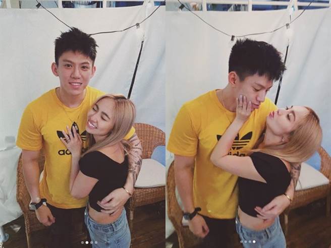 陈芳语和男友林利豪甜蜜放闪。（图／IG@ lekimberleyy）
