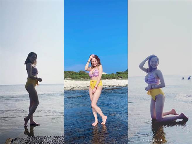 熊熊PO比基尼辣照。（图／IG@熊熊）
