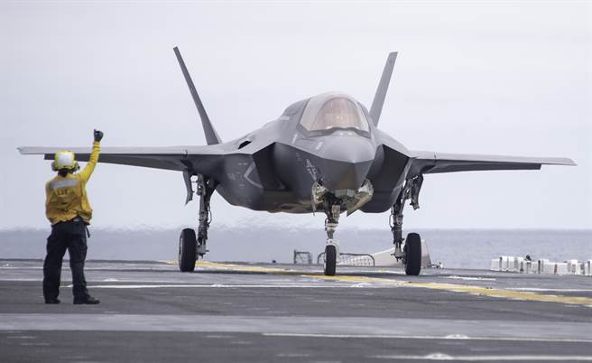 F-35B战机的资料照。（美国海军）
