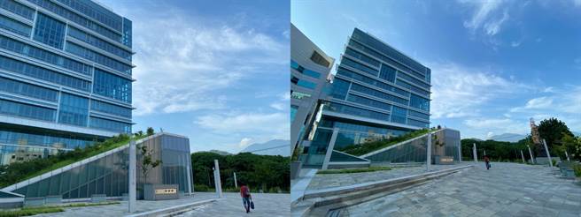 iPhone 11 Pro Max主镜头对比超广角镜头实拍。（黄慧雯摄）
