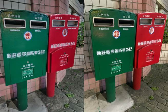 三星Galaxy Z Flip 5G(左）与iPhone 11 Pro Max夜拍对比（2）。（黄慧雯摄）
