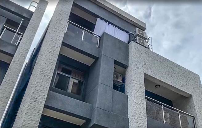 高雄14岁少女被罗姓男子藏匿的透天厝。（罗浚滨摄）