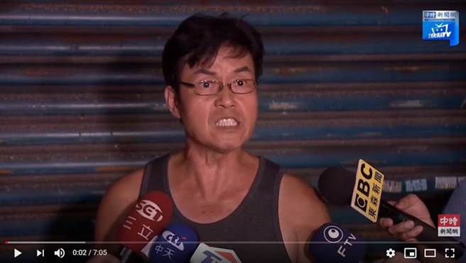 加利口罩假冒MIT暗黑真相曝光，网惊：夭寿喔！图为加利老板林明进日前受访时喊冤，要求政府快点把他踢出国家队。(图／截自中时新闻网直播)