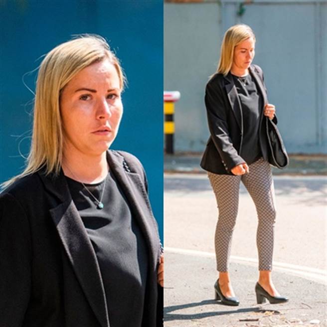 英国有1名金髮美女教师被指控与小学生车震数回合。(The Mirror News翻摄)