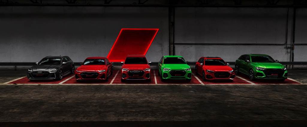 除RS 4 Avant之外，包含RS 5 Sportback、RS 6 Avant、RS 7 Sportback、RS Q8等一共五款RS性能家族車型，都將在年底前登台販售。