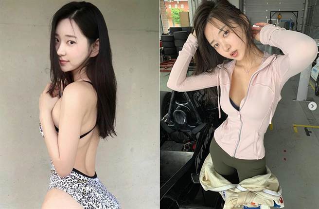 成为人妻的辣模申才恩，在家躲疫情仍不改拍养眼照的惯例，不时分享辣照。(取材自申才恩IG)