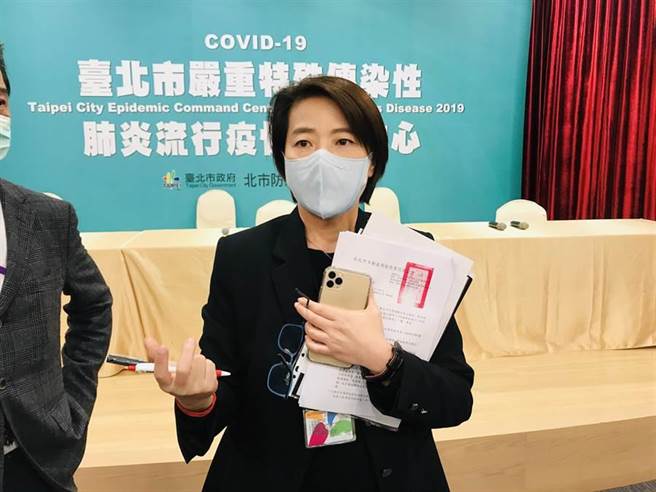 北市副市长黄珊珊。（张颖齐摄）