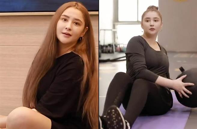 李心艾整个人肿一大圈。(图／翻摄自微博)