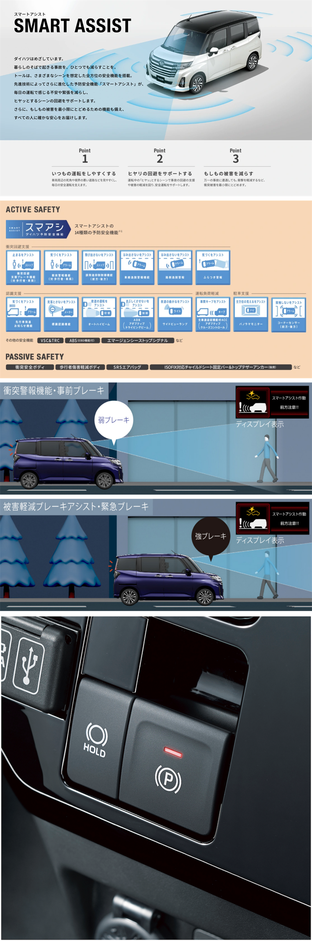 Smart Assist 安全系統進化、內裝質感向上，Daihatsu Thor/Toyota Roomy 小改款正式發表
