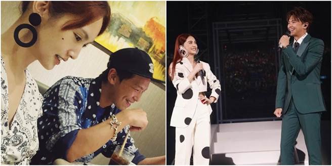 两人分手后，仍维持友好关系，杨丞琳也曾表示，黄鸿升小鬼给她一个健康的初恋，而他也是她生命中重要的人。（图／翻摄自杨丞琳脸书）