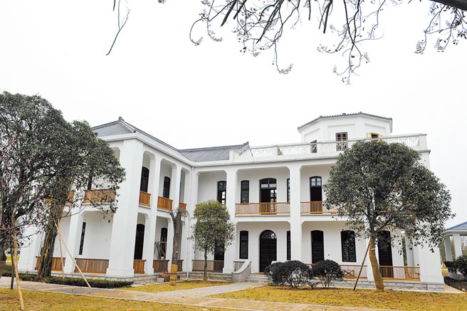 修缮后的唐生智公馆。（新华社资料照片）