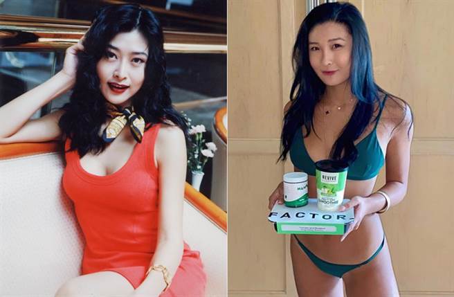 叶玉卿大女儿继承母亲女神基因，比基尼辣照被讚不输叶玉卿全盛的性感。(取材自中时资料照片、胡芷欣IG)