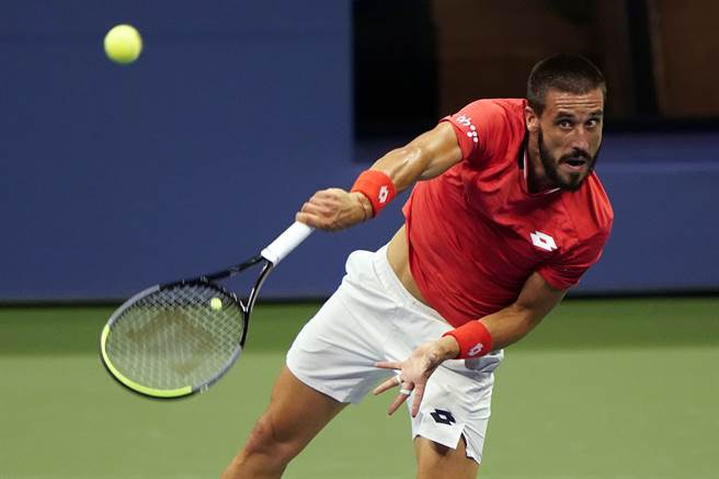 波赫选手德祖赫因为教练确诊新冠肺炎，必须退出本届法网。（资料照／美联社）