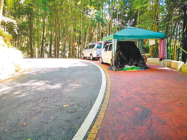 林道避車彎露營林務局批太白目 地方新聞 中國時報