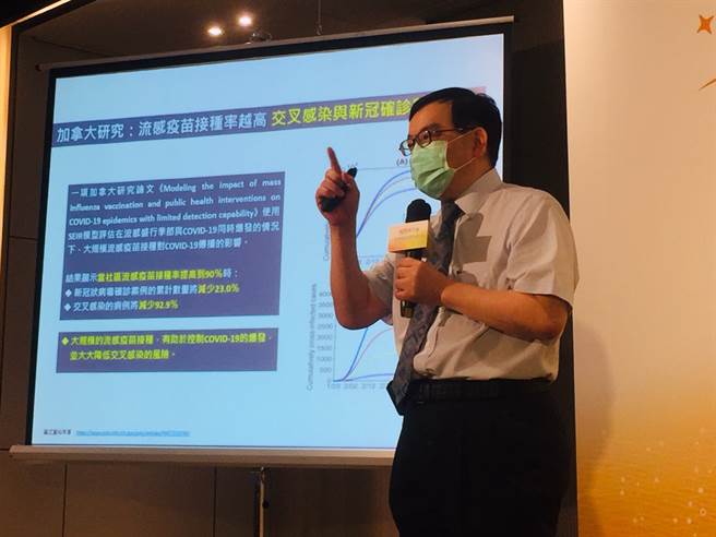 秋冬挑戰來了！打流感可降9成新冠感染風險。（鄭郁蓁攝）