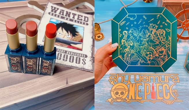 到柜上试色就能获得精美的航海王收纳盒。（图／邱映慈摄影）