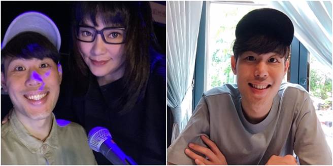 欧马克担任典礼司仪，神救援「国师」唐绮阳，引起网友高度讚赏，事后唐绮阳也将两人的合照发脸书粉专，让欧马克曝光，不少人讚嘆声音不只好听，连人也很帅。（图／合成图，翻摄自欧马克脸书粉专、IG）