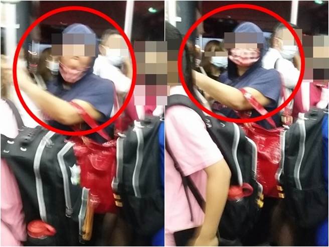 这名妇人在当地是有名的「麻烦制造者」(图片取自爆料公社)