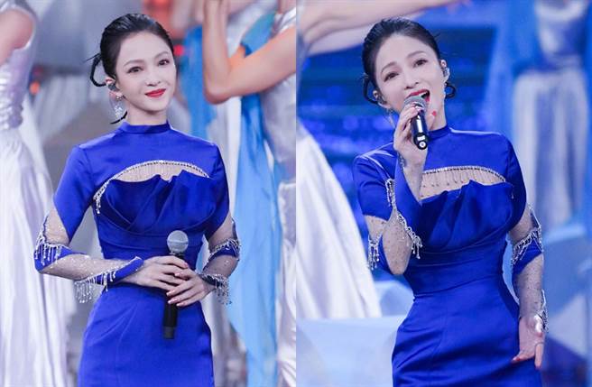 张韶涵昨晚登上央视国庆晚会。（图／翻摄自张韶涵微博）