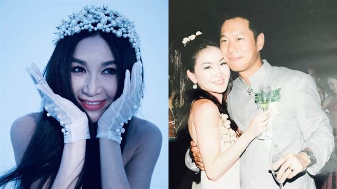 温碧霞与老公结婚20年。（图／微博@温碧霞）