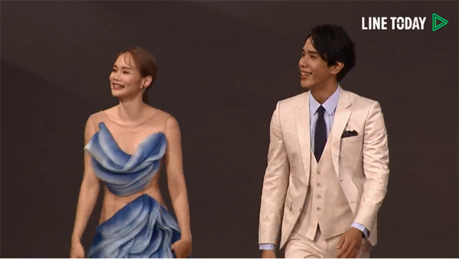 利得汇和吉他手男友沈志方。（图／翻摄LINE TV）