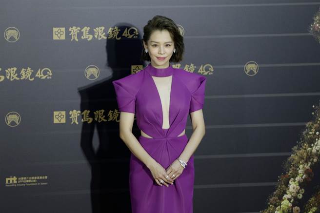 徐若瑄红毯压轴登场。(记者廖映翔摄)