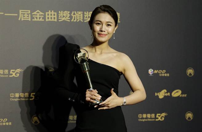 朱海君夺金曲31台语歌后。(图／廖映翔摄)