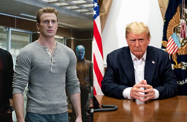 克里斯伊凡开呛川普。（图／达志影像）
