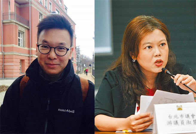 民进党副秘书长林飞帆为美猪争议开战，台北市议员游淑慧直言，「权与钱是可以改变一个人的嘴脸的！」（合成图／摘自林飞帆脸书、资料照）