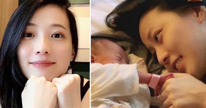 主播张琼方产下一女「小孜」。（图／张琼方提供，下同）