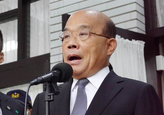 行政院長蘇貞昌13日赴立法院施政報告並受訪。（姚志平攝）