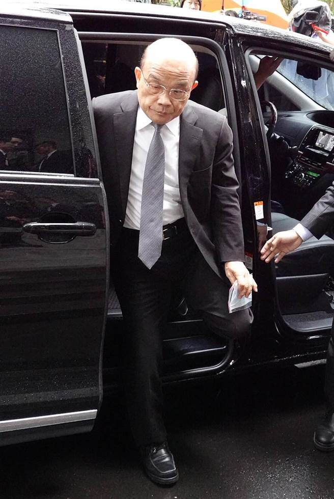 行政院長蘇貞昌13日赴立法院施政報告。（姚志平攝）
