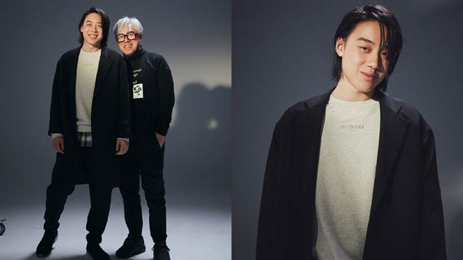 张宇与22岁儿子。（图／微博@张宇）