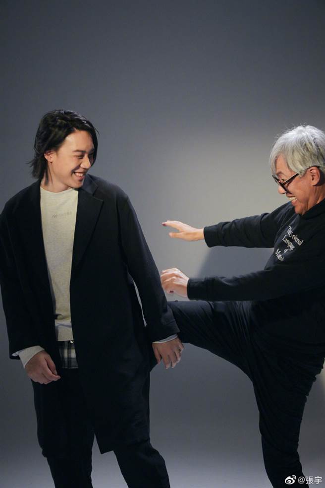 张宇和儿子感情要好。（图／微博@张宇）