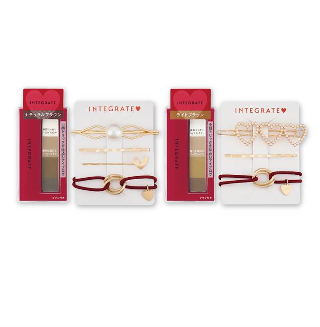 极致立体四色眉粉盒赠髮饰组。（图／品牌提供）
