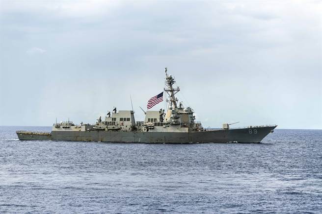 中时政军兵推其中一题，要是美军舰马斯廷号在在高雄外海故障，并且请求台湾提供协助，可能会出现美中台三方军事动作升高，此时就需要各方以政治智慧化解。图为马斯廷号。(图/美国海军)