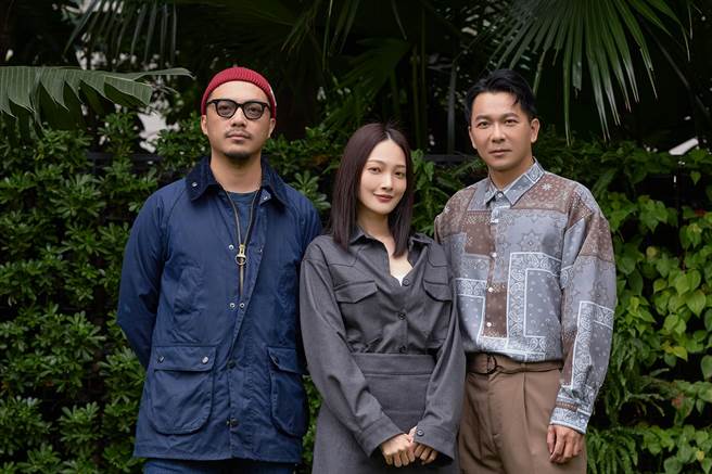 《可不可以，你也剛好喜歡我》14日舉辦感謝餐宴，導演簡學彬、主演之一的林映唯和原著作家肆一出席。（華映娛樂提供）