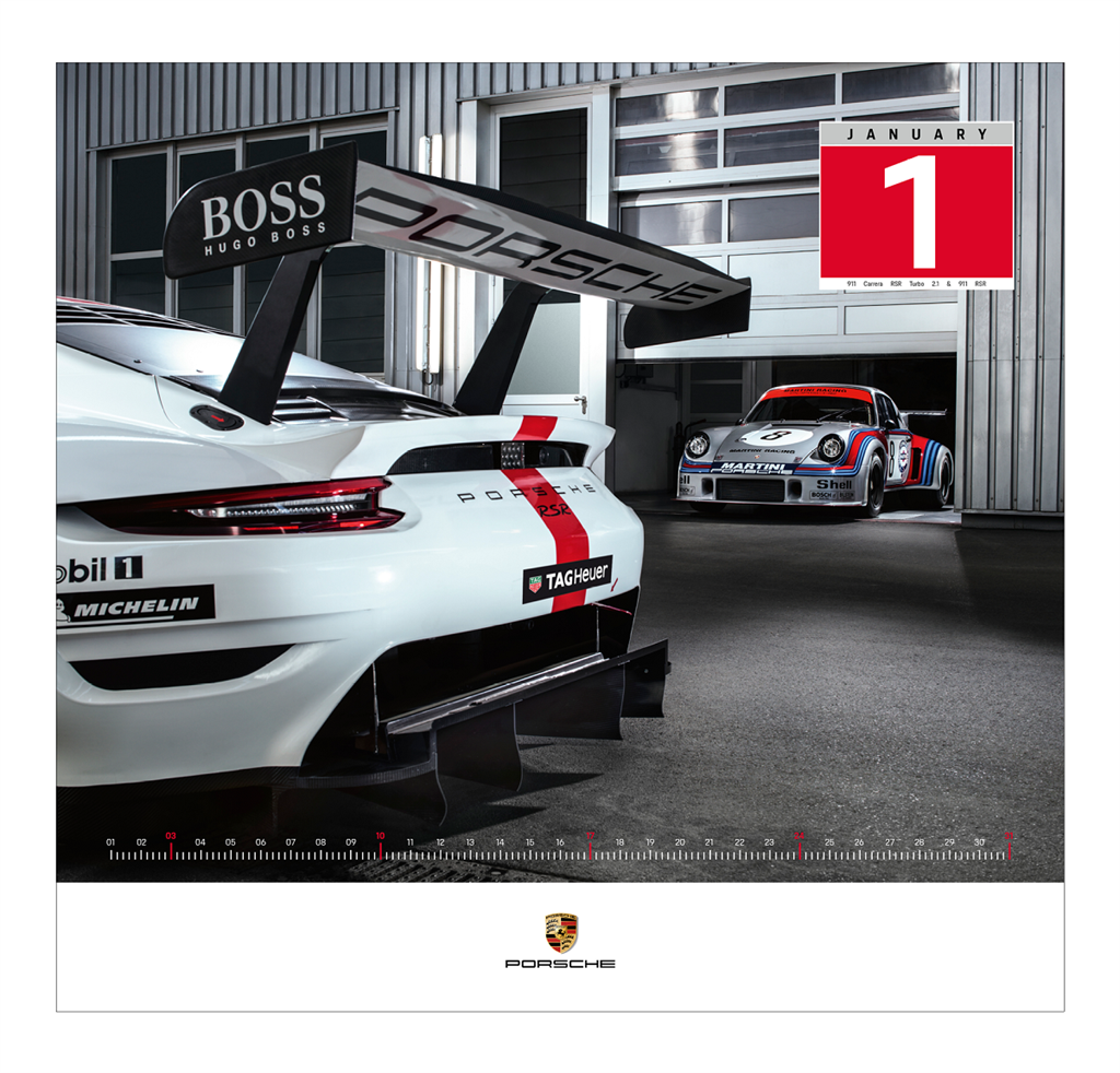 Porsche 2021年官方日曆開始上架販售
